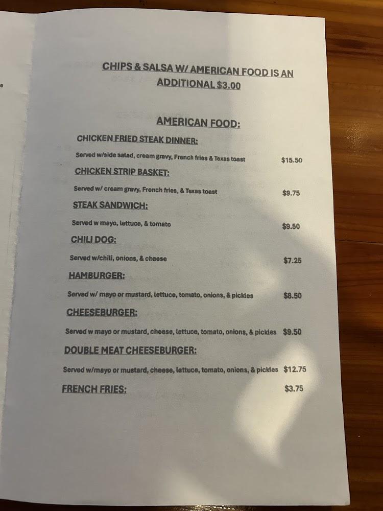 Log Cabin Inn Menu image 3